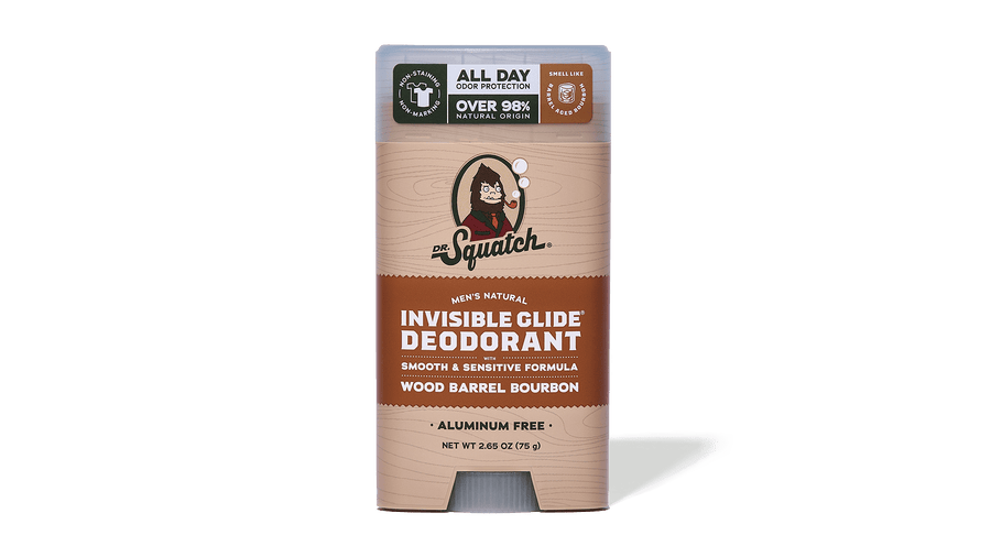 Wood Barrel Bourbon Invisible Glide Deodorant - Forest Morning Bar