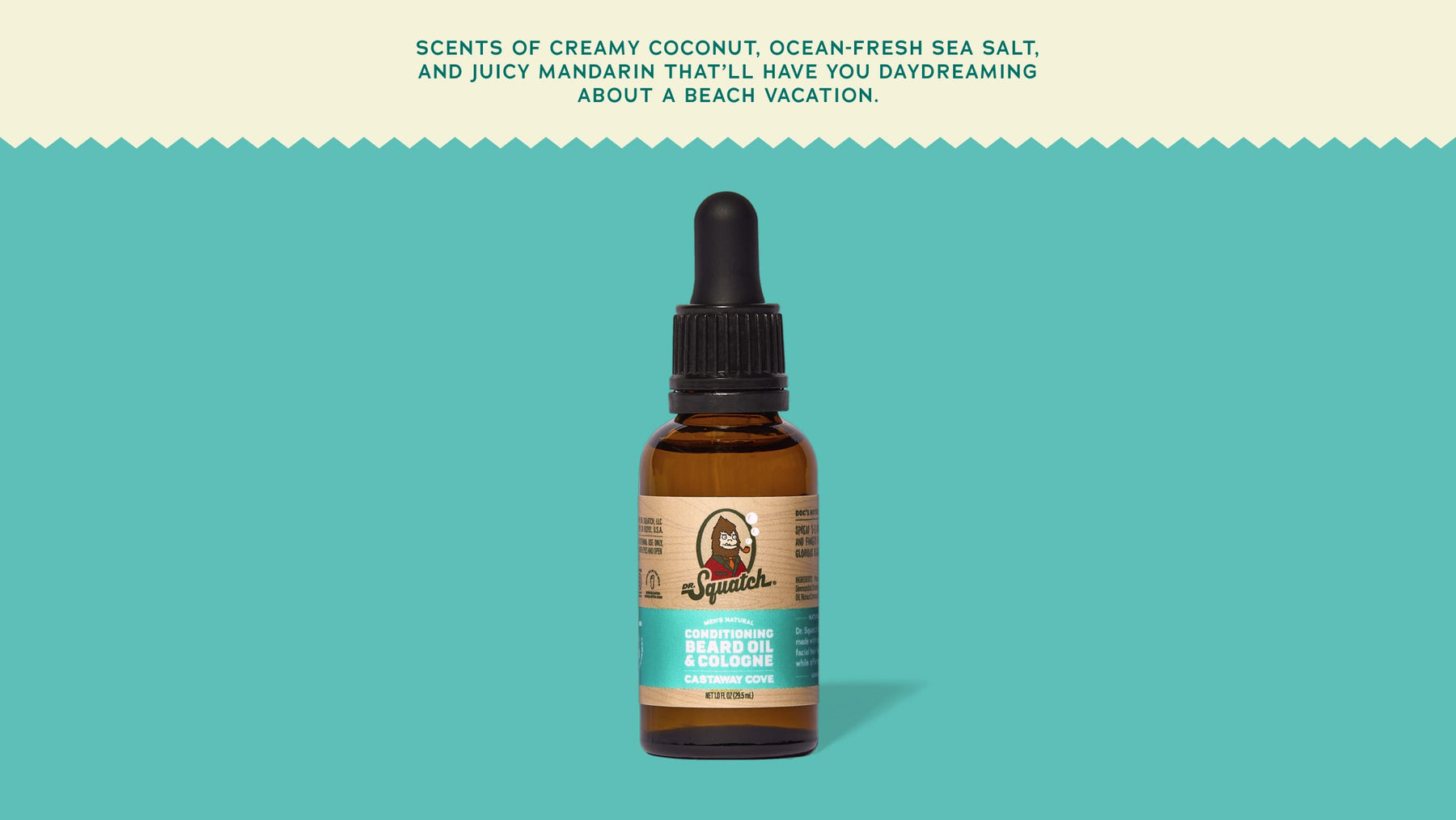 Castaway Cove Beard Oil & Cologne - Modern Scent