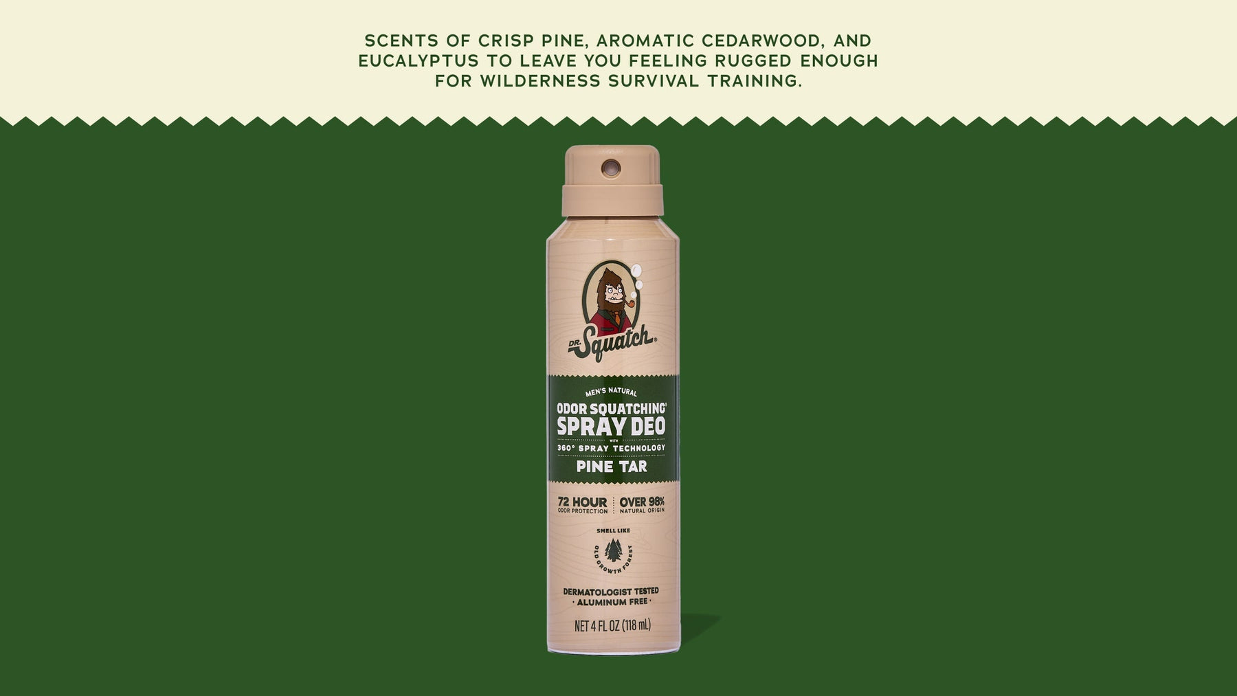 Pine Tar Spray Deodorant - Bright Daily Guard
