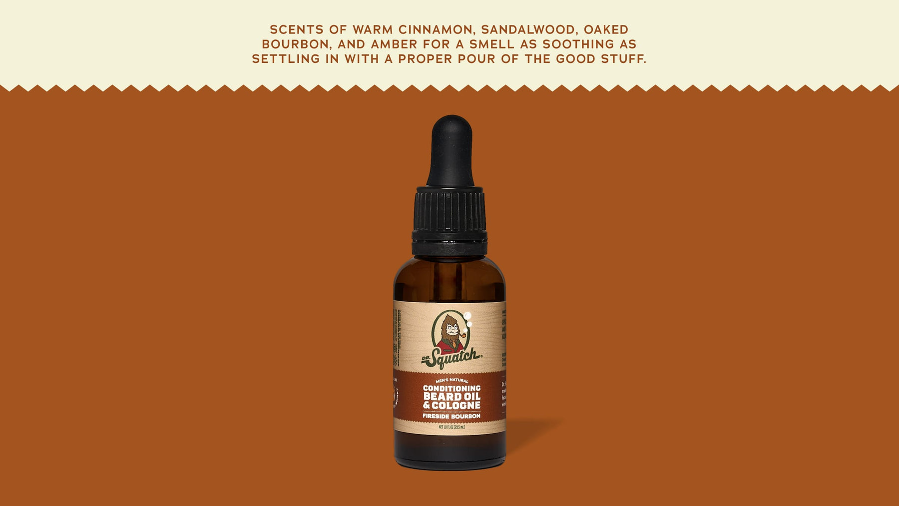 Conditioning Beard Oil & Cologne Fireside Bourbon - Modern Outdoor Scent