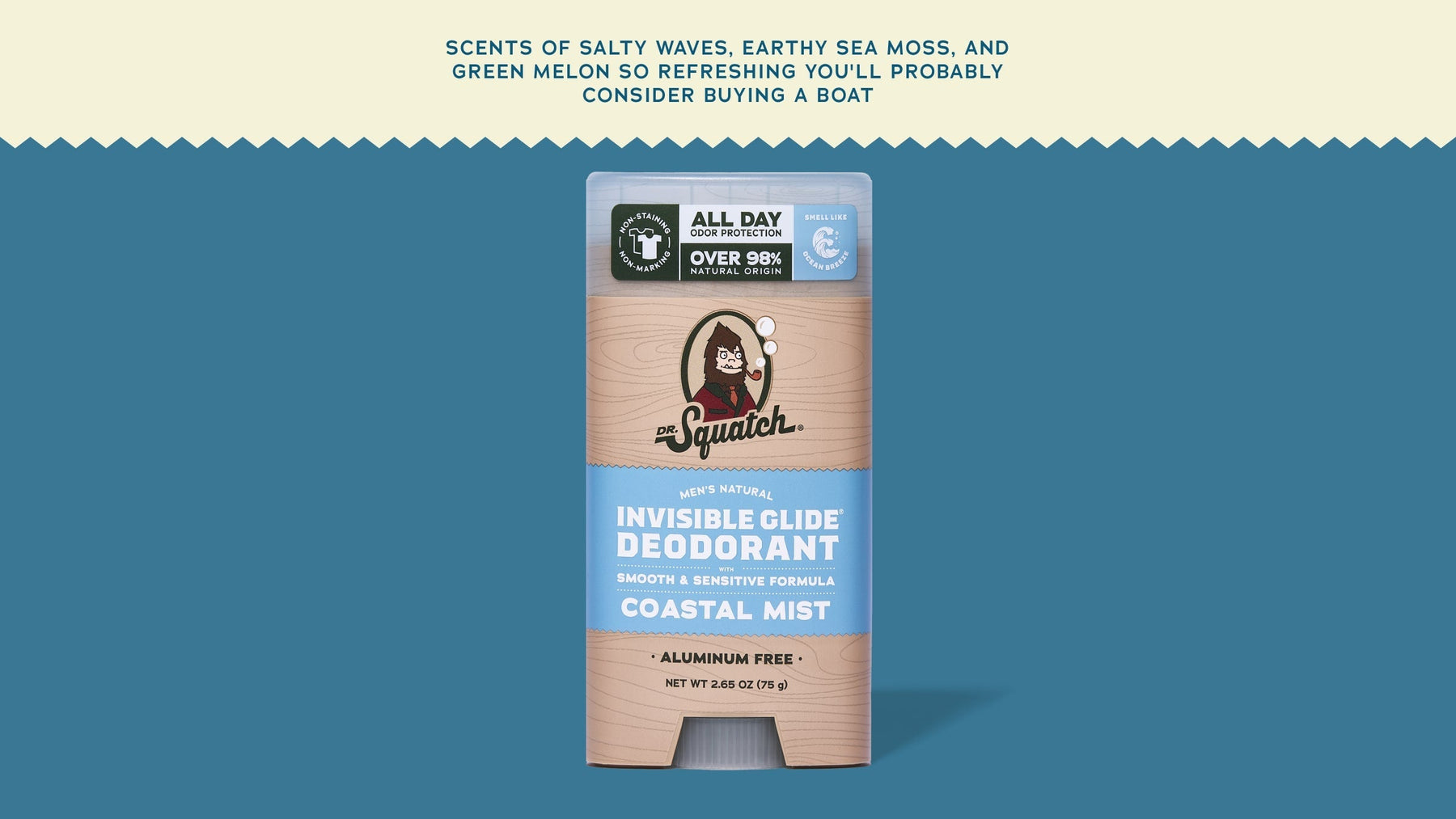 Coastal Mist Invisible Glide Deodorant - Active Daily Glide