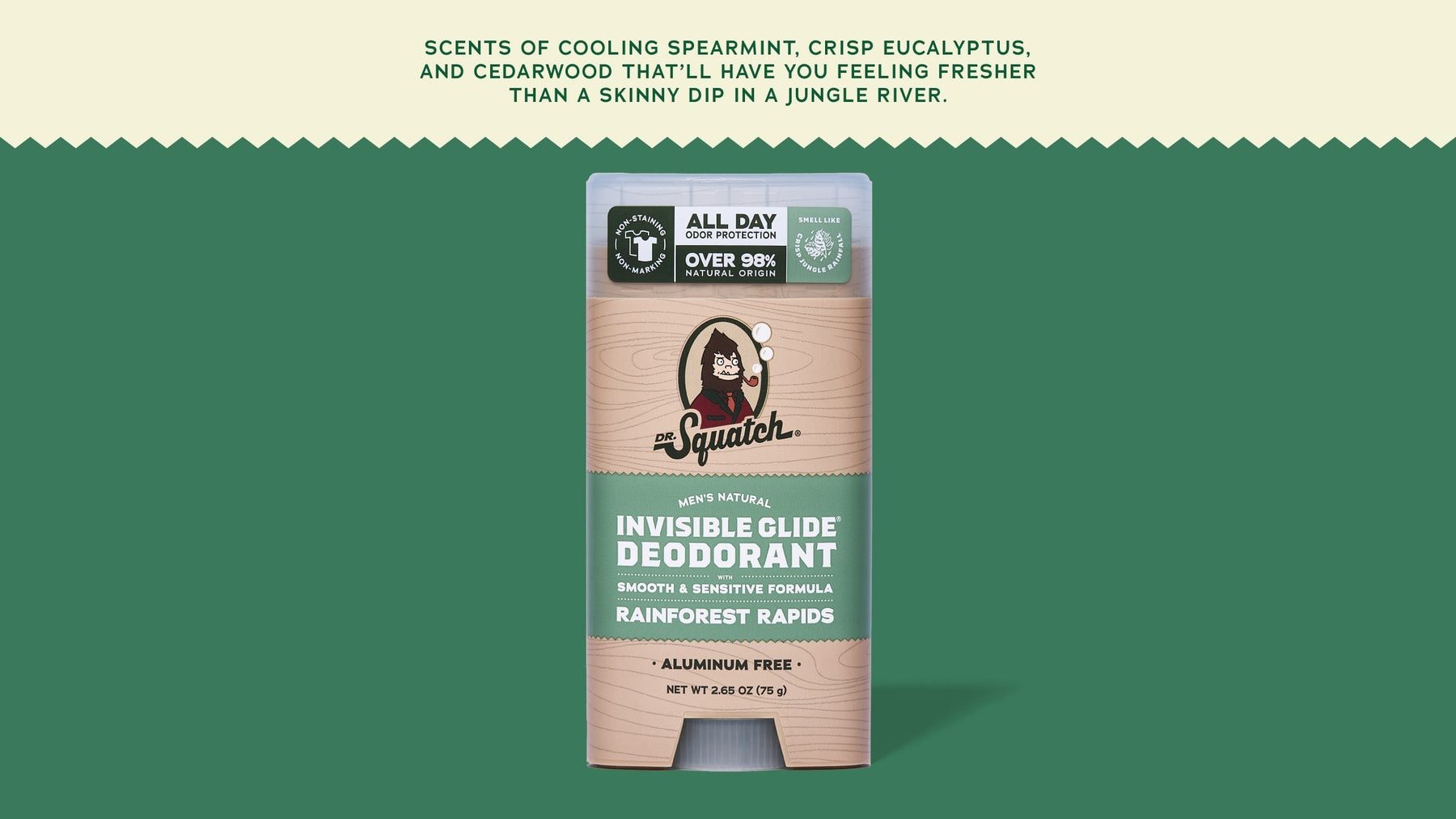 Rainforest Rapids Invisible Glide Deodorant - Clean Shield