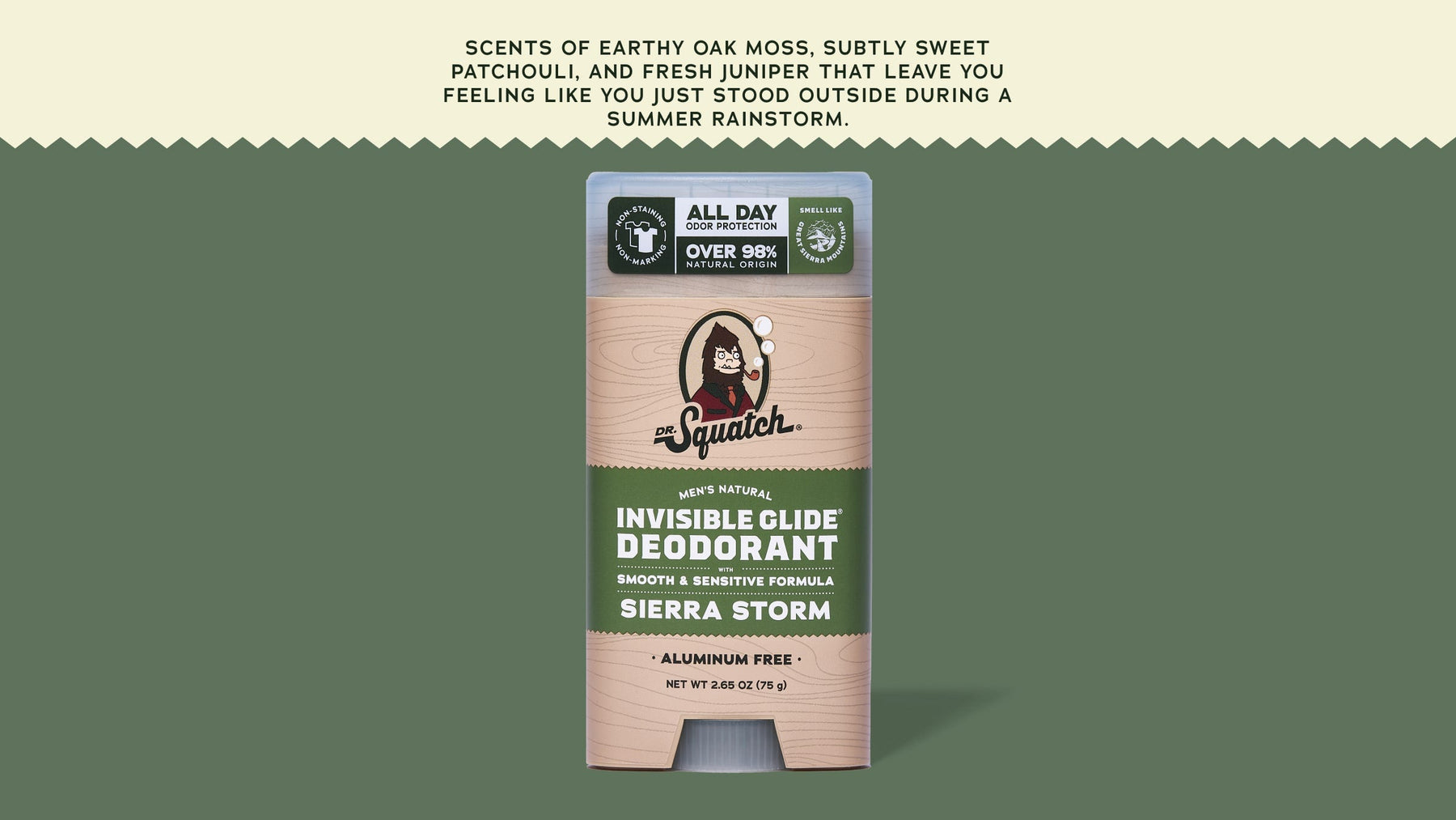 Sierra Storm Invisible Glide Deodorant - Outdoor Blend