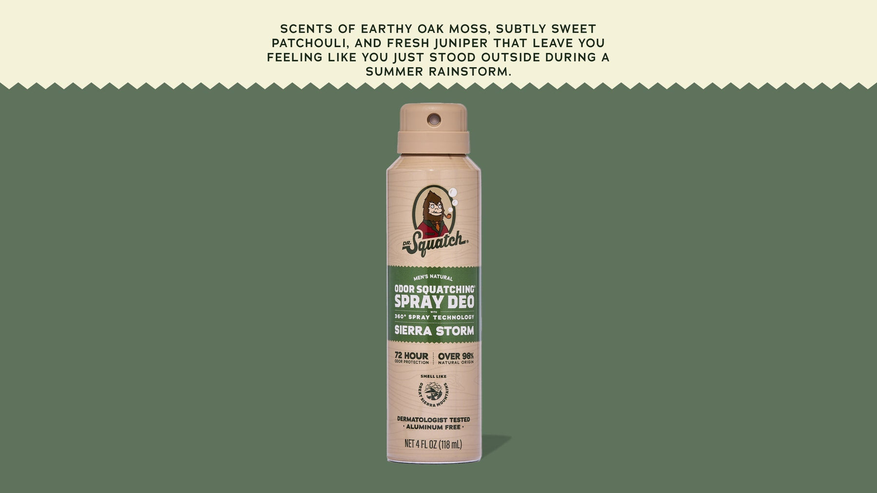 Sierra Storm Spray Deodorant - Forest Fresh