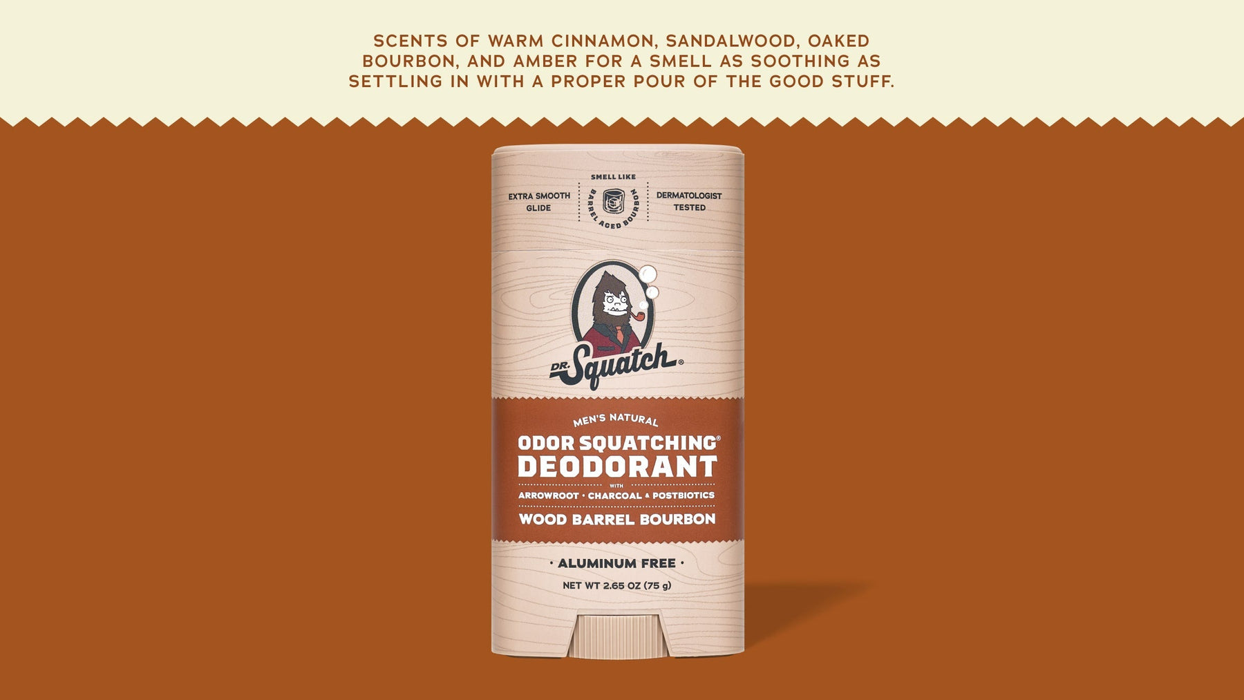 Wood Barrel Bourbon Deodorant - Travel Fresh