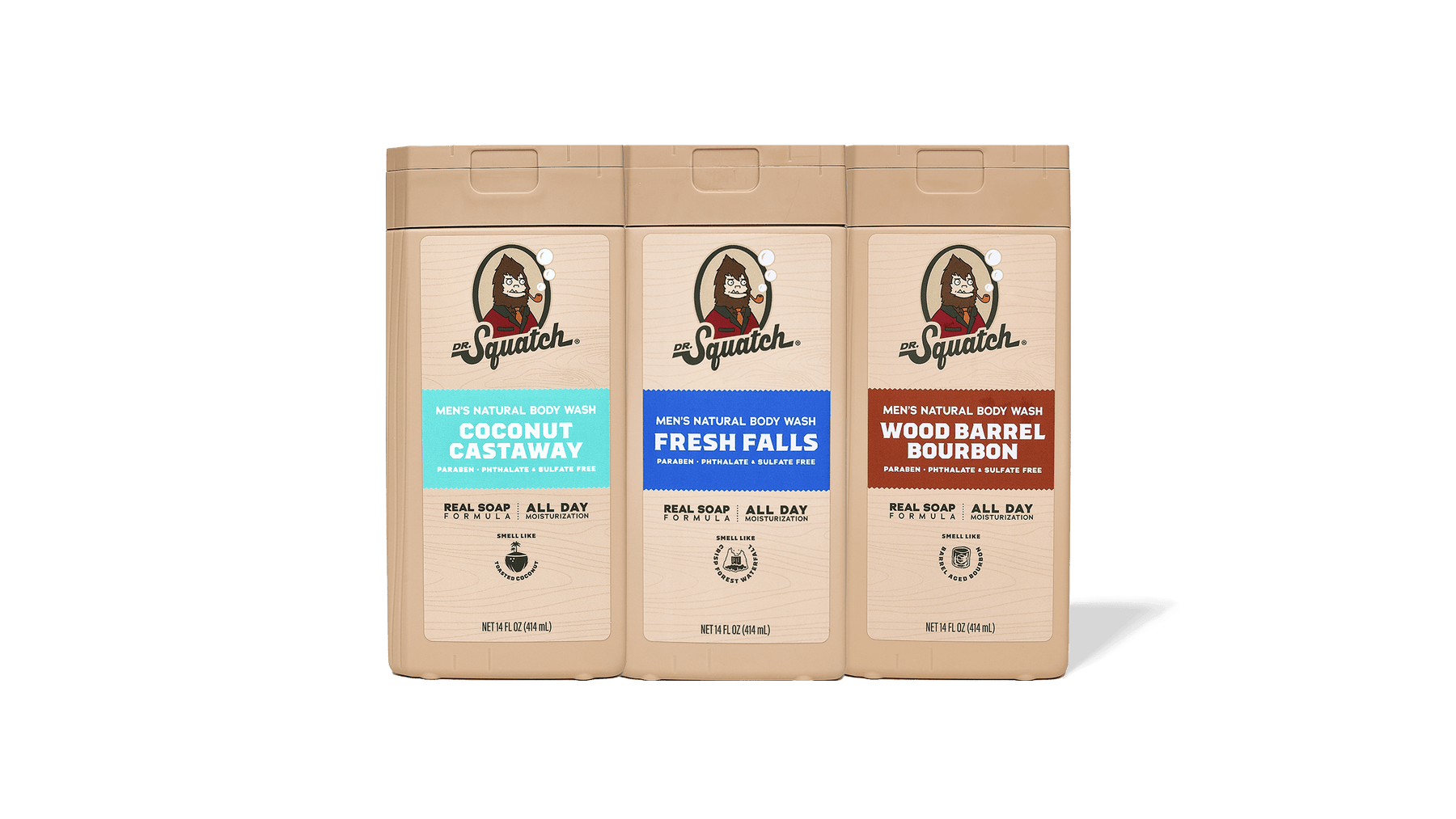 Body Wash 3-Pack - Fresh Travel Rotation