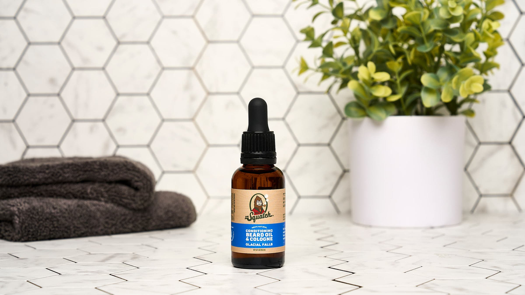 Conditioning Beard Oil & Cologne Glacial Falls - Bright Fresh Signature