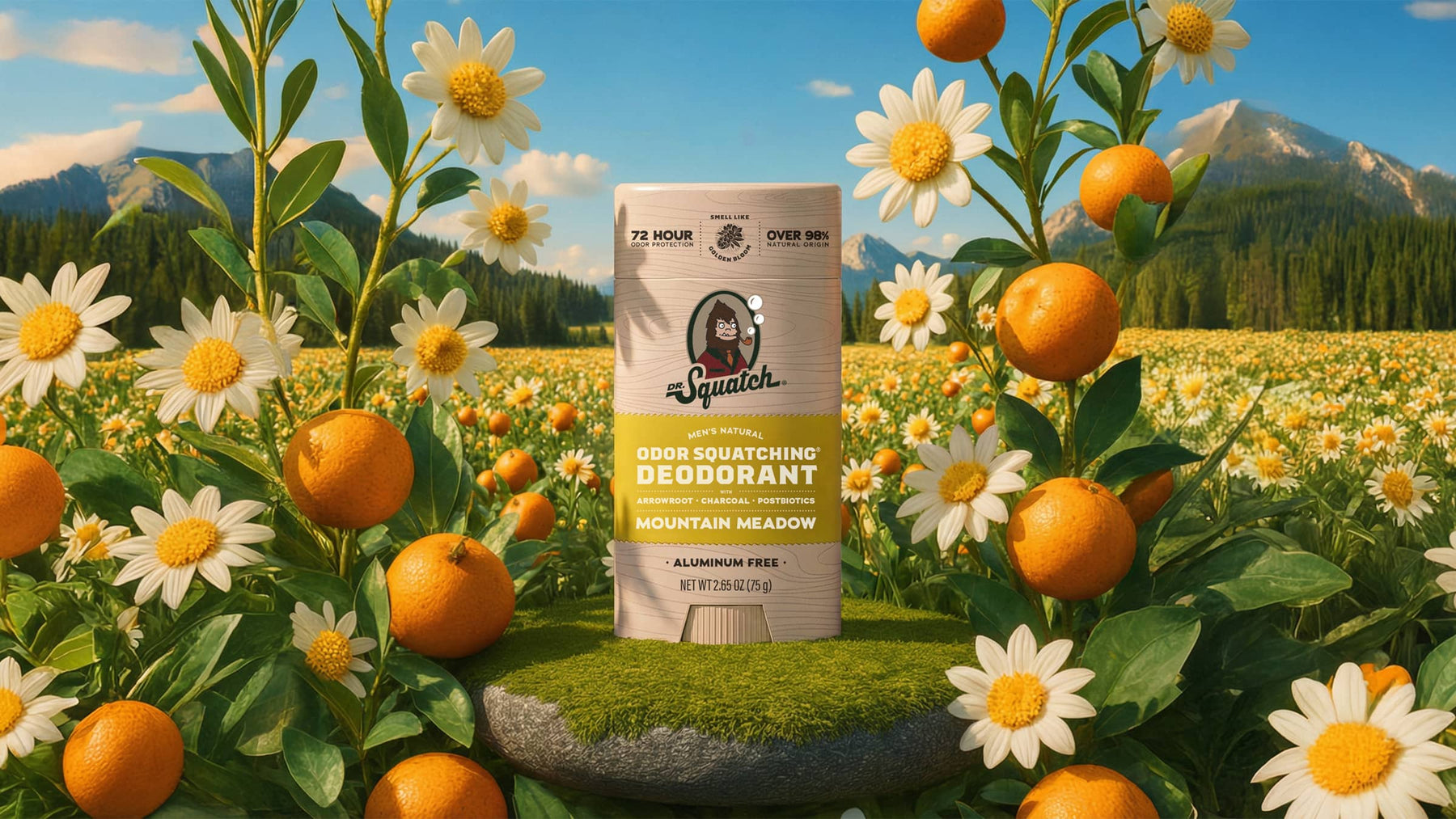 Mountain Meadow Deodorant - Daily Clean Routine