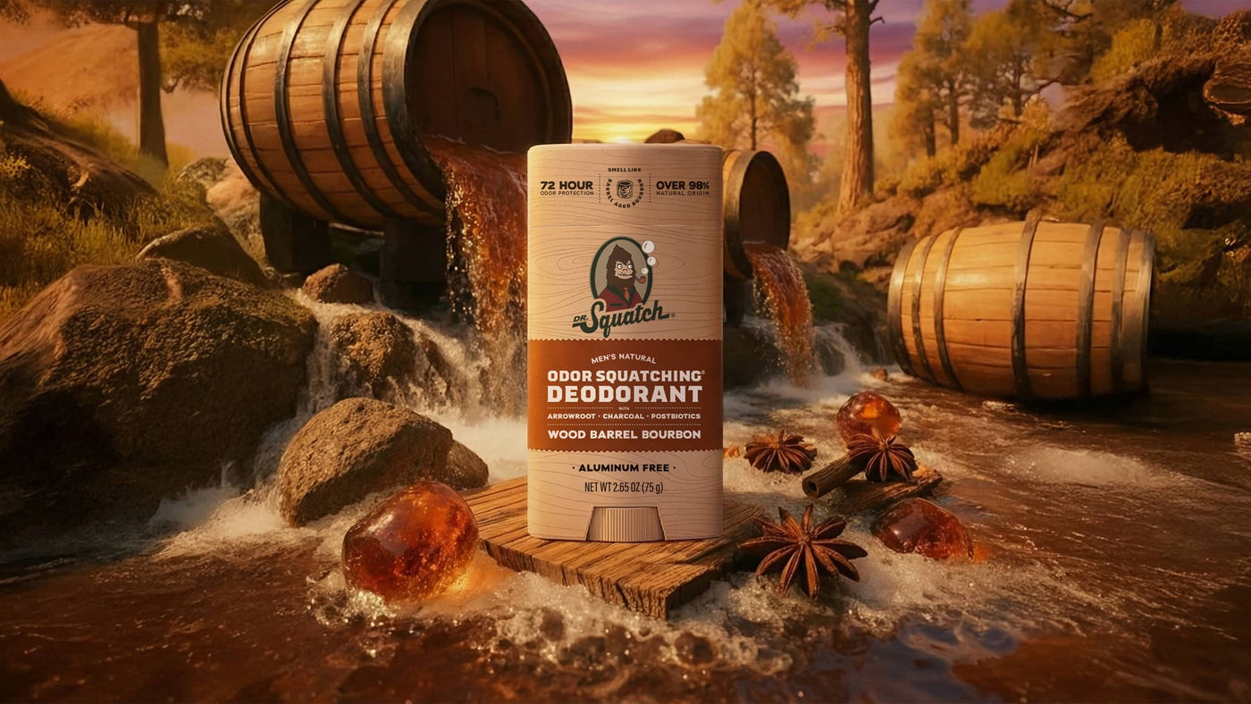 Wood Barrel Bourbon Deodorant - Travel Fresh
