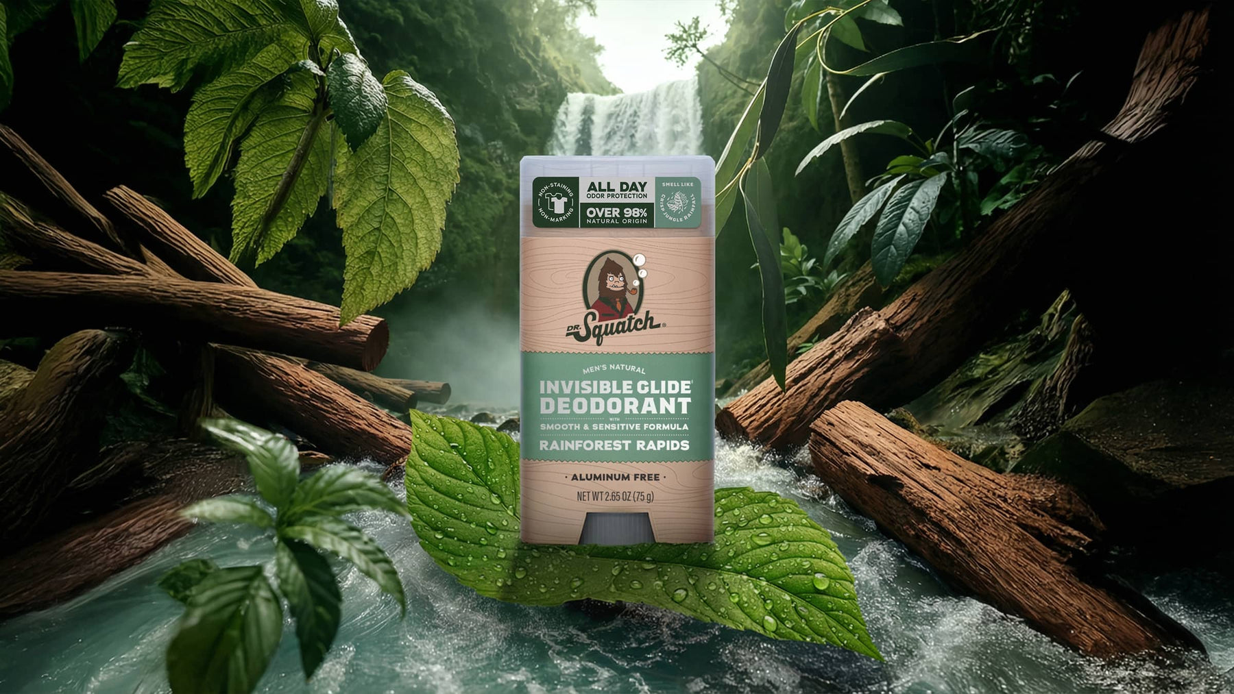 Rainforest Rapids Invisible Glide Deodorant - Clean Shield