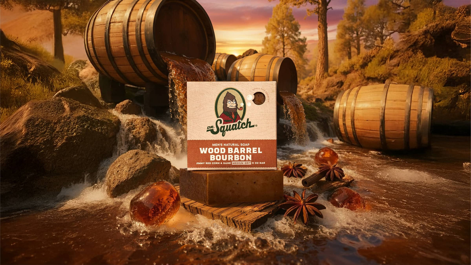 Wood Barrel Bourbon - Fresh Lather