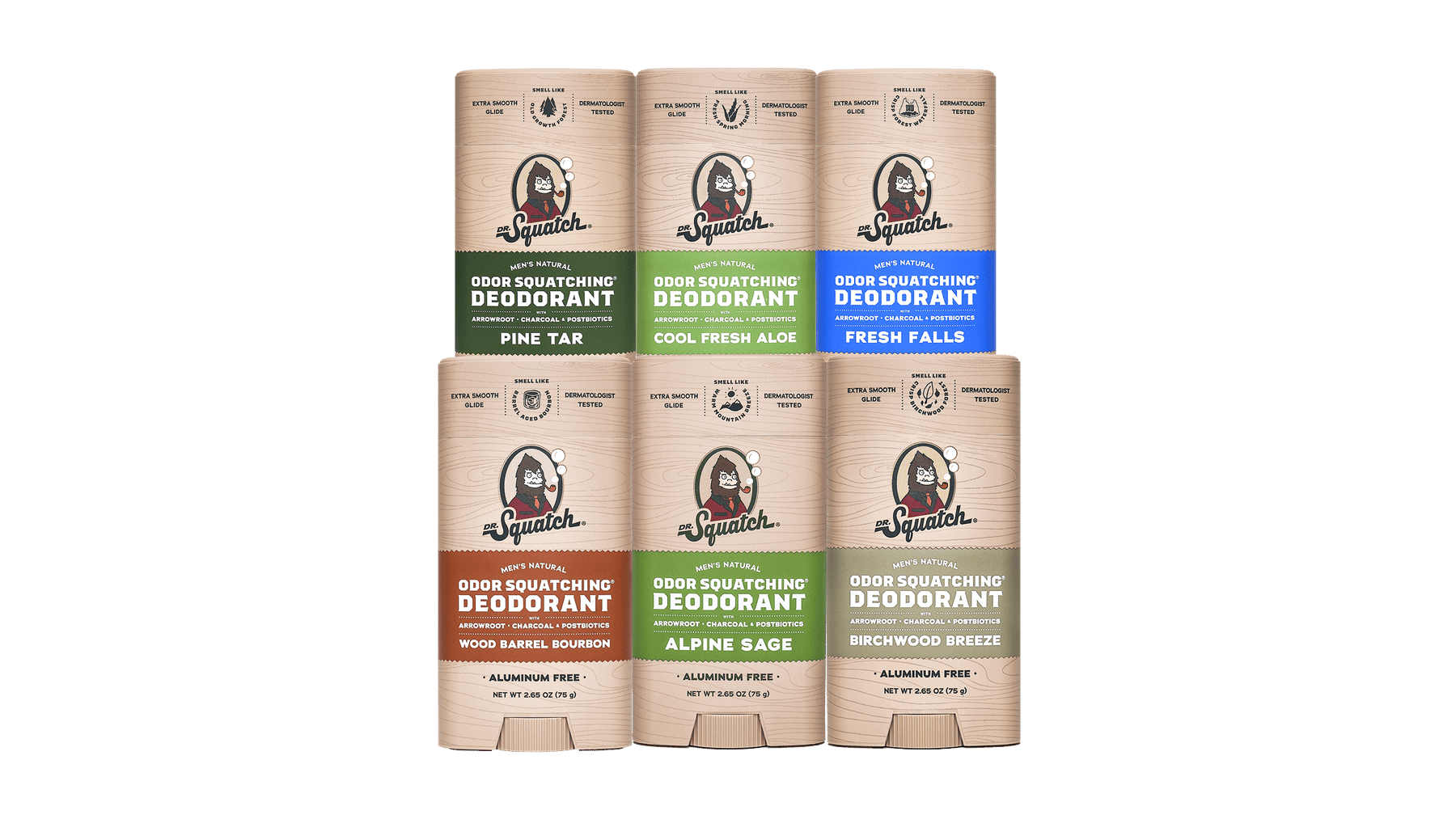Deodorant 6-Pack - Fresh Travel Pick