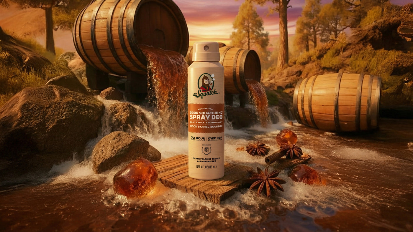 Wood Barrel Bourbon Spray Deodorant - Active Guard