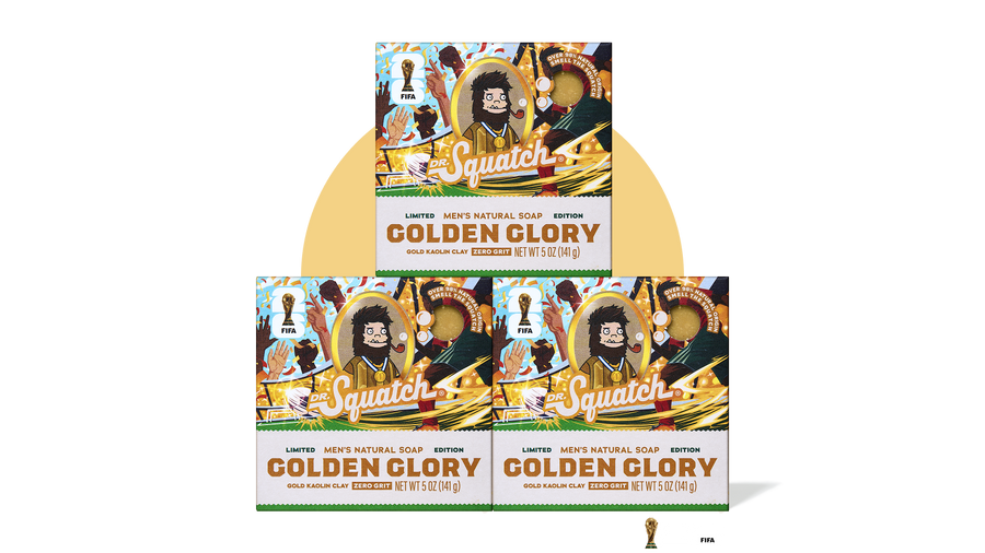 FIFA Golden Glory 3-Pack Bar Soap Bundle - Simple Travel Pack
