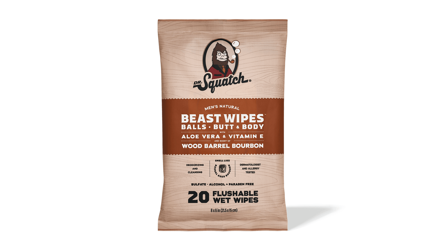 Wood Barrel Bourbon Wipes - Lite Pack