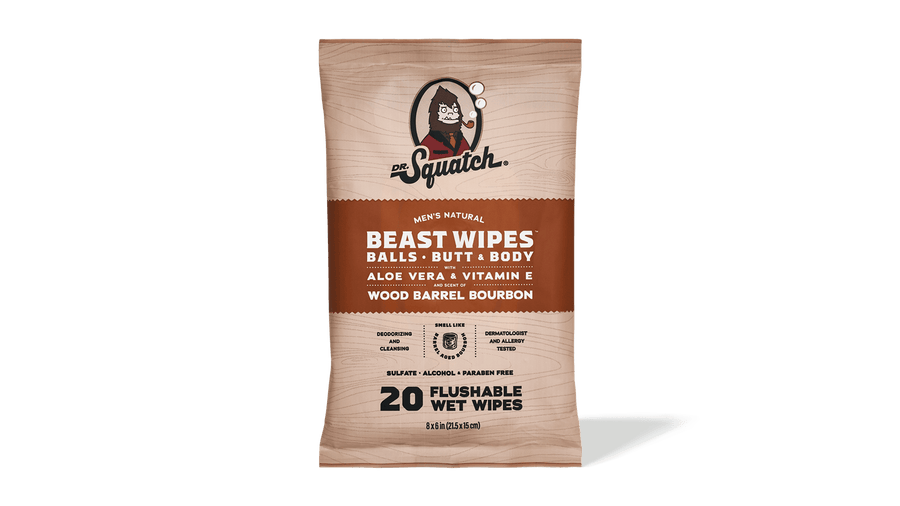 Wood Barrel Bourbon Wipes - Lite Pack