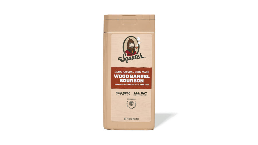 14 oz Wood Barrel Bourbon Body Wash - Shower Ready