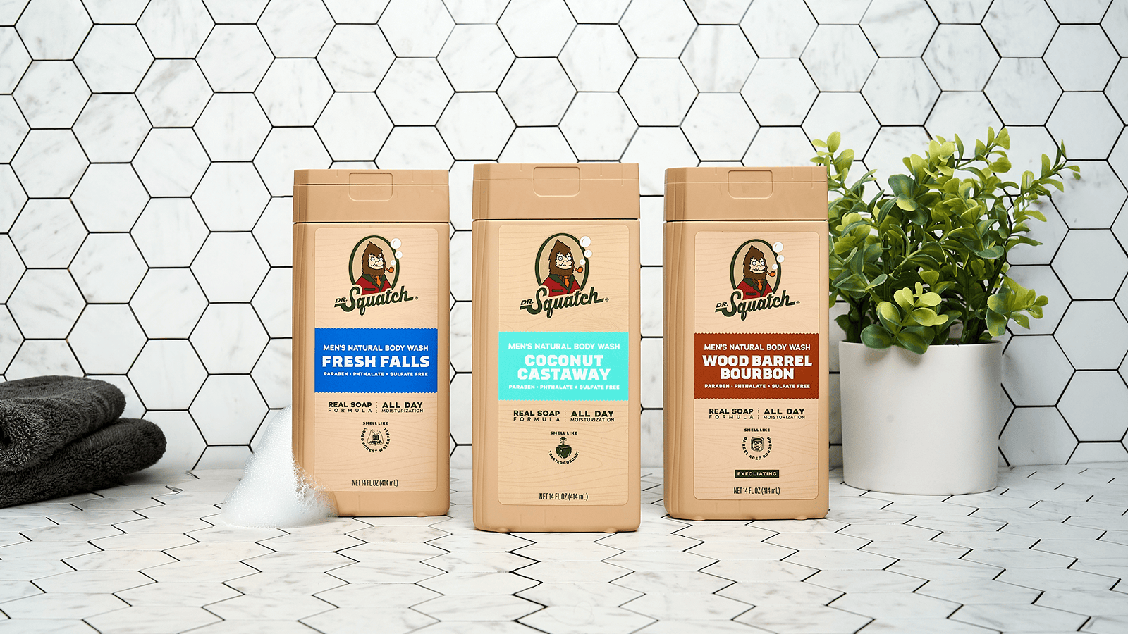 Body Wash 3-Pack - Fresh Travel Rotation